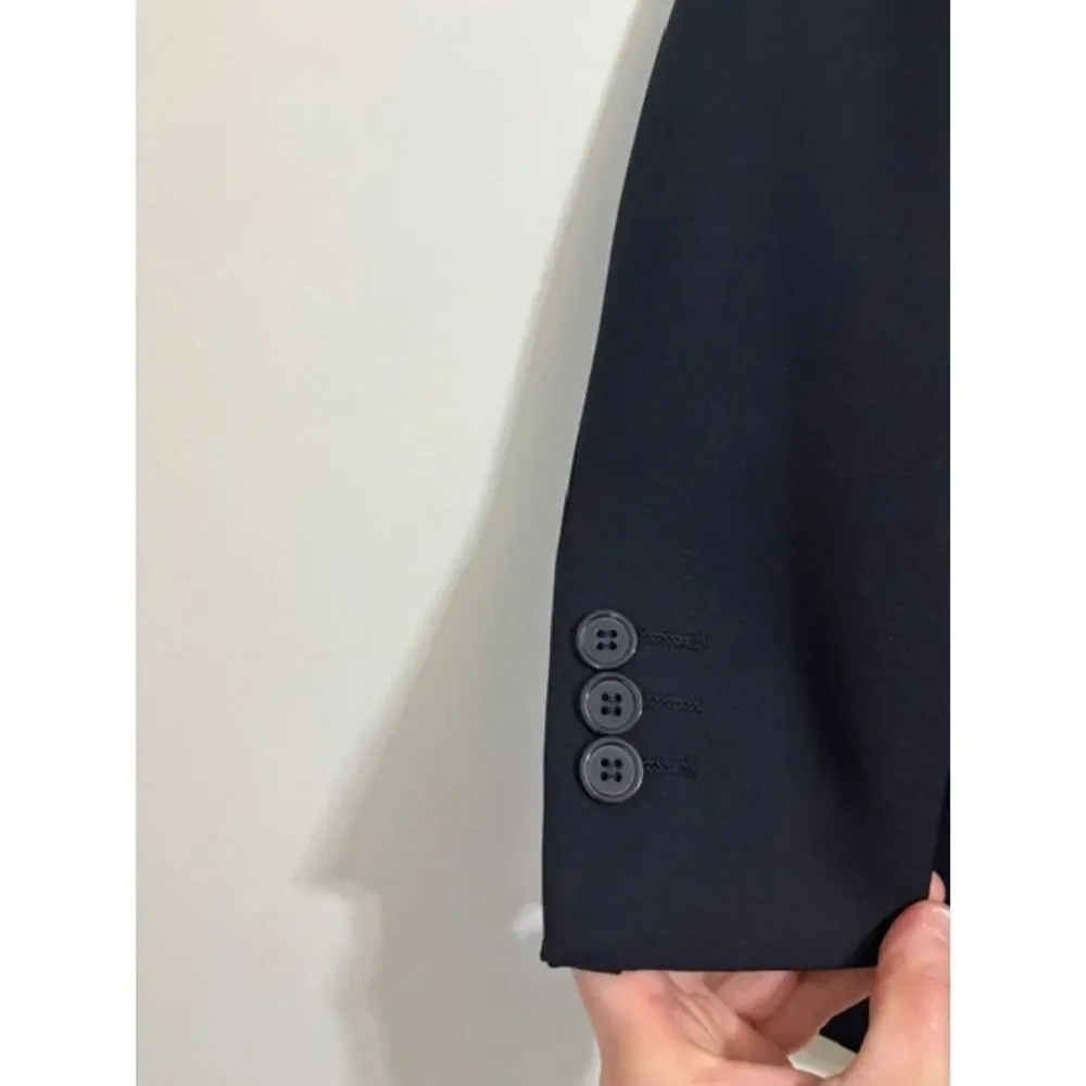 Bocaccio Uomo Boy’s Blazer Sport Coat Navy Blue Size 6 Single Breasted Jacket